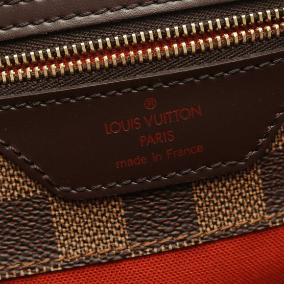 Louis Vuitton Leather Bag Cavallo brown Damier Tote - Picture 4 of 7